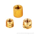 OEM Brass Nut Round Slotted Ring Knurl Nut